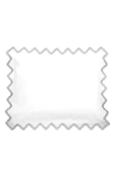 Matouk Aziza Pillow Sham In Silver