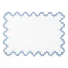 Matouk Aziza Placemat, Set Of 4 In Hazy Blue