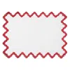 Matouk Aziza Placemat, Set Of 4 In Scarlet