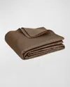 Matouk Basketweave Full/queen Quilt In Mocha