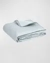 Matouk Basketweave Quilt, Full-queen In Pool
