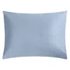 Matouk Basketweave Quilted Standard Sham In Blue