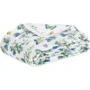 Matouk Baudin Butterfly 500 Thread Count Cotton Percale Quilt In Prussian Blue