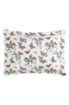 Matouk Baudin Butterfly 500 Thread Count Cotton Percale Sham In Baudin Butterfly Pink