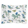 Matouk Baudin Butterfly Boudoir Sham In Prussian Blue
