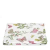 Matouk Baudin Butterfly 500 Thread Count Cotton Percale Fitted Sheet In Pink