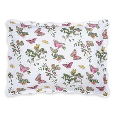 Matouk Baudin Butterfly Percale Standard Sham In Multi