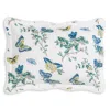 Matouk Baudin Butterfly Quilted Boudoir Sham In White