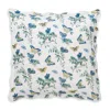 Matouk Baudin Butterfly Quilted Euro Sham In Prussian Blue