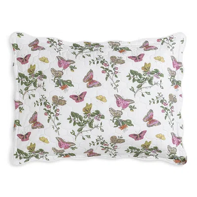 Matouk Baudin Butterfly Quilted King Sham In Multi