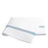 Matouk Bel Tempo Flat Sheet, King In Blue