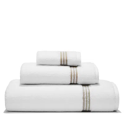 Matouk Bel Tempo Milagro Hand Towel - Exclusive In White/almond