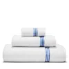 Matouk Bel Tempo Milagro Hand Towel - Exclusive In White/azure