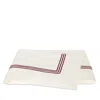 Matouk Bel Tempo Nocturne Flat Sheet, Full/queen In White