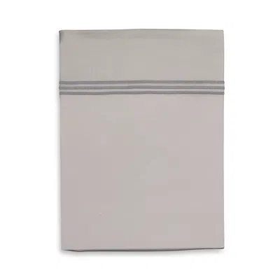 Matouk Bel Tempo Nocturne Flat Sheet, Full/queen In Silver