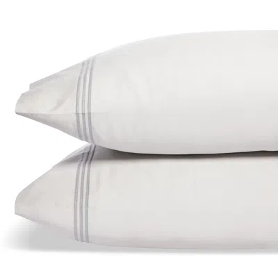 Matouk Bel Tempo Nocturne King Pillowcase, Pair In Silver