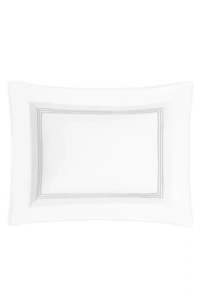 Matouk Bel Tempo Pillow Sham In White