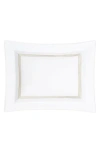 Matouk Bel Tempo Pillow Sham In White