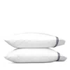 Matouk Bel Tempo Standard Pillowcase, Pair In White