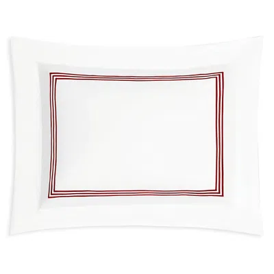 Matouk Bel Tempo Standard Sham In Red