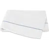 Matouk Bergamo 500 Thread Count Cotton Percale Flat Sheet In White