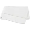 Matouk Bergamo 500 Thread Count Cotton Percale Flat Sheet In White