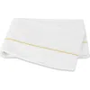 Matouk Bergamo 500 Thread Count Cotton Percale Flat Sheet In White