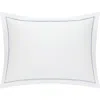 Matouk Bergamo 500 Thread Count Cotton Percale Sham In White