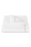 Matouk Bergamo Cotton Percale Duvet Cover In White