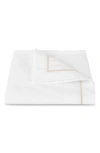 Matouk Bergamo Cotton Percale Duvet Cover In White