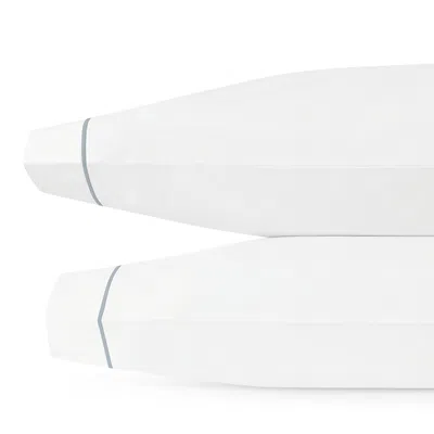 Matouk Bergamo Pillow Case, Standard Pair In Pool