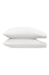 Matouk Bergamo Set Of 2 Hemstitch 500 Thread Count Percale Pillowcases