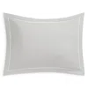 Matouk Bergamo Sham, King In Silver/white
