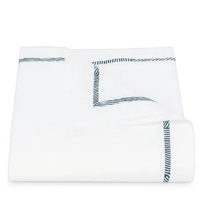 Matouk Burnett Border Duvet Cover, King In Navy