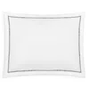 Matouk Burnett Border Standard Sham In Navy