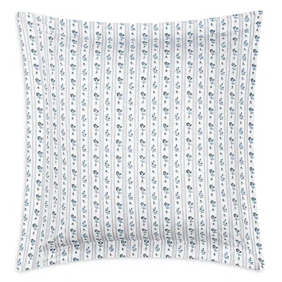 Matouk Cabanon Stripe Euro Sham In Blue