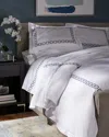 Matouk Cadiz Duvet Set, Queen In White