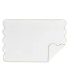 Matouk Cairo Scallop Tub Mat In Pink