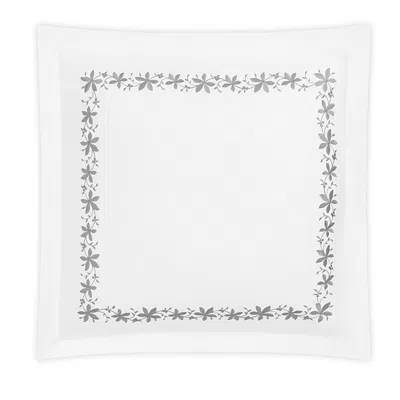 Matouk Callista Euro Sham In Gray