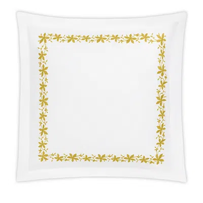 Matouk Callista Euro Sham In Yellow
