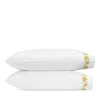 Matouk Callista King Pillowcase Set In Lemon