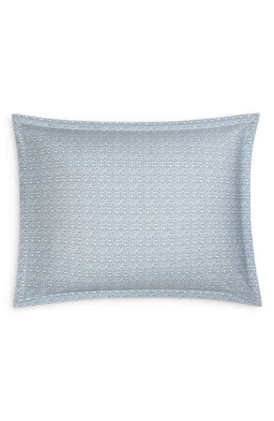 Matouk Catarina Cotton Percale Pillow Sham In Hazy Blue
