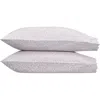 Matouk Celina Set Of 2 Cotton Percale Pillow Cases