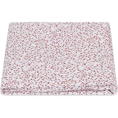Matouk Celine 500 Thread Count Percale Fitted Sheet In Red