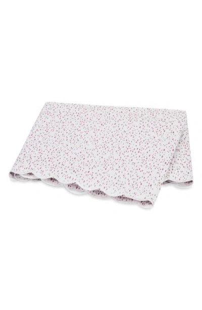 Matouk Celine 500 Thread Count Percale Flat Sheet In Pink