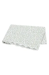 Matouk Celine 500 Thread Count Percale Flat Sheet In Green