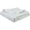 Matouk Celine Percale Duvet Cover In Green