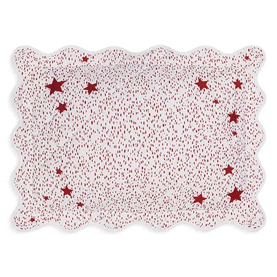 Matouk Celine Stars Mini Embroidered Boudoir Pillow Cover In Pink