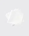 Matouk Chamant Napkins, Set Of 4 In White