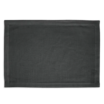 Matouk Chamant Placemats, Set Of 4 In Charcoal